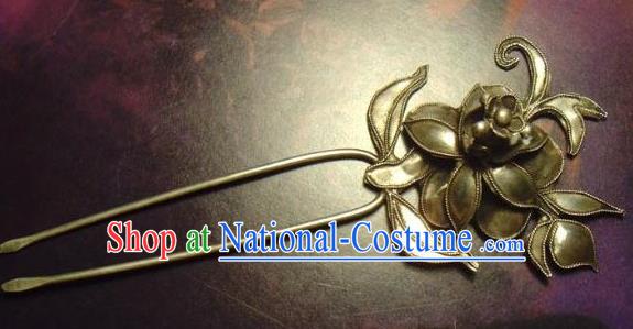 Traditional Handmade Chinese Ancient Classical Hair Accessories Barrettes Hairpin, Qing Dynasty Step Shake Hair Jewellery, Hair Fascinators Hairpins for Women