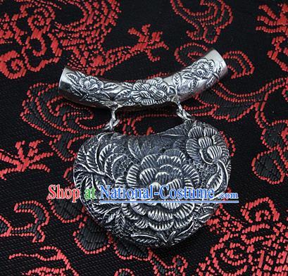 Traditional Handmade Chinese Ancient Classical Accessories Sliver Pendant Pendent for Women