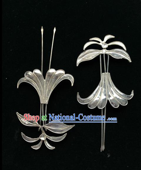 Traditional Handmade Chinese Ancient Classical Hair Jewellery Accessories Barrettes, Step Shake Hair Sticks Flower Hairpins for Women