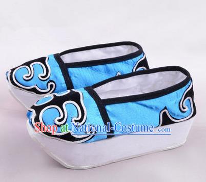 Chinese Ancient Peking Opera Embroidered Shoes Traditional Chinese Beijing Opera Props Boots