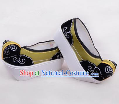 Chinese Ancient Peking Opera Embroidered Shoes Traditional Chinese Beijing Opera Props Boots