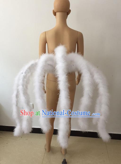 Top Grade Professional Stage Show Halloween Parade Props Decorations, Brazilian Rio Carnival Parade Samba Dance Supplies Backplane for Women