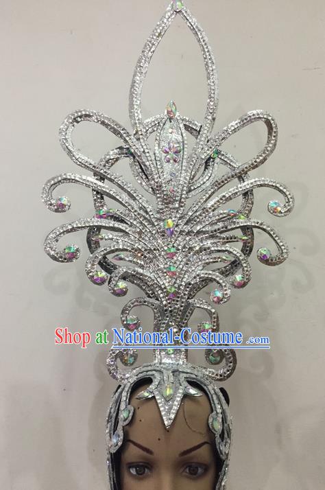 Top Grade Halloween Parade Hair Accessories Brazilian Rio Carnival Samba Dance Headwear for Women