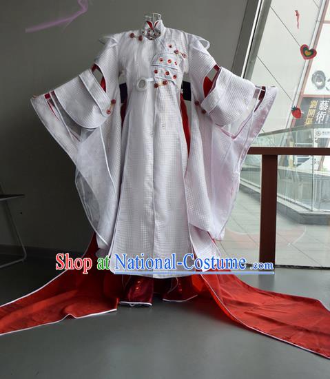 Top Grade Traditional China Ancient Cosplay Costumes, China Ancient Young Childe Robe Elegant Hanfu Clothing for Men