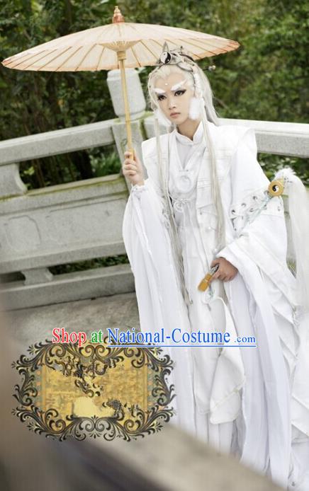 Top Grade Traditional China Ancient Cosplay Dandies Costumes, China Ancient Swordsman Elegant Hanfu Clothing for Men