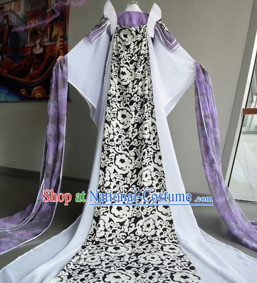 Chinese Ancient Cosplay Costumes Chinese Traditional Embroidered Clothes Ancient Chinese Cosplay Swordsman Knight Costume