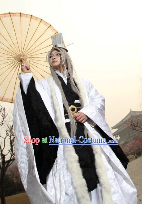 Chinese Ancient Cosplay Costumes Chinese Traditional Embroidered Clothes Ancient Chinese Cosplay Swordsman Knight Costume