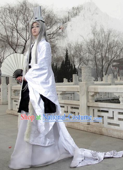 Chinese Ancient Cosplay Costumes Chinese Traditional Embroidered Clothes Ancient Chinese Cosplay Swordsman Knight Costume