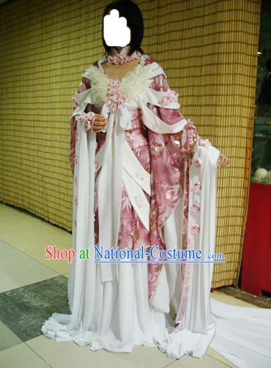 Top Grade Traditional China Ancient Princess Costumes, China Ancient Cosplay Tang Dynasty Imperial Concubine Dress Clothing for Women