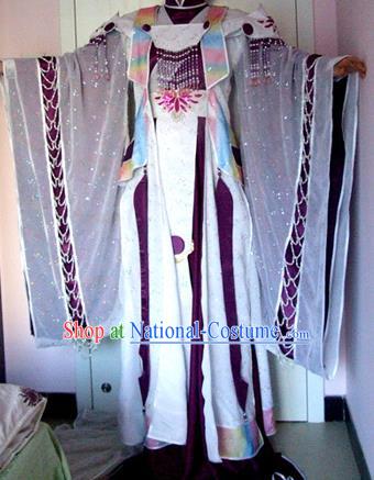 Top Grade Traditional China Ancient Princess Fairy Costumes, China Ancient Cosplay Tang Dynasty Imperial Concubine Dress Clothing for Women