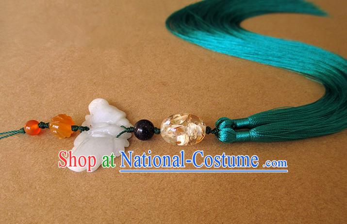 Chinese Ancient Handmade Waist Accessories, Traditional Chinese Ancient Swordsman Hanfu Jade Pendant