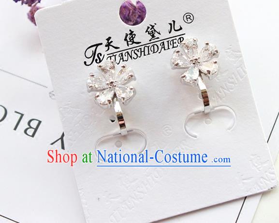 Top Grade Handmade Wedding Bride Accessories Earrings, Traditional Princess Wedding Crystal Eardrop for Women