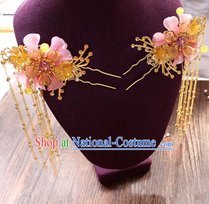 Chinese Ancient Style Hair Jewelry Accessories Hairpins Headwear Headdress Hair Fascinators for Women