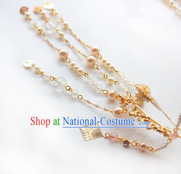 Chinese Ancient Style Hair Jewelry Accessories Hairpins Headwear Headdress Hair Fascinators for Women