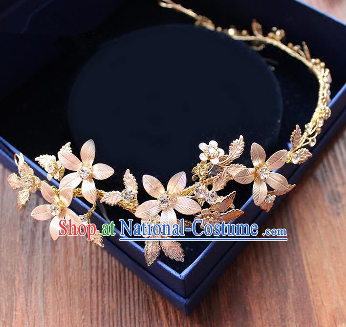 Top Grade Handmade Wedding Bride Hair Accessories Headwear Crystal Hair Clasp, Traditional Princess Baroque Hair Stick Headpiece for Women