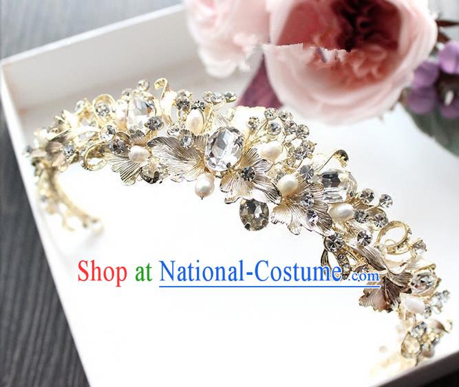 Top Grade Handmade Wedding Bride Hair Accessories Crystal Hair Clasp, Traditional Princess Baroque Hair Stick Headpiece Hairpins for Women