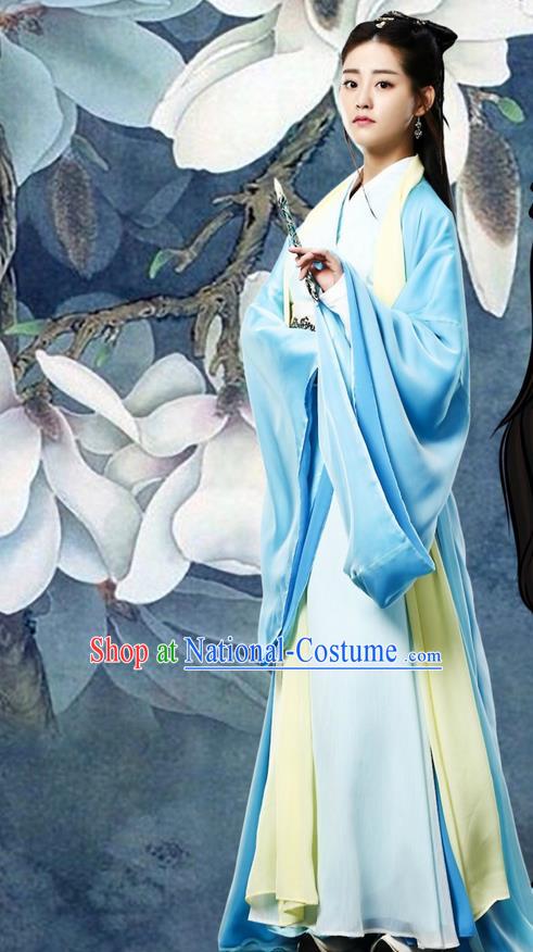 Traditional Ancient Chinese Imperial Princess Costume and Handmade Headpiece Complete Set, Elegant Hanfu Clothing Chinese Noble Lady Dress Clothing