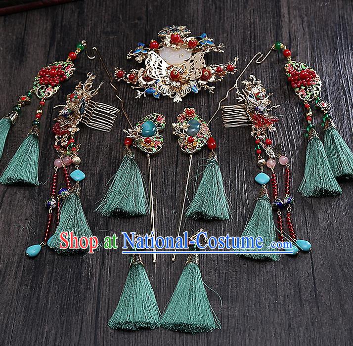 Chinese Ancient Style Hair Jewelry Accessories Hairpins Headwear Headdress Hair Fascinators for Women