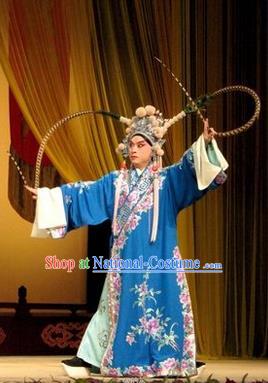 Traditional Chinese Beijing Opera Takefu Clothing, China Peking Opera Martial General Role Costume Embroidered Opera Costumes