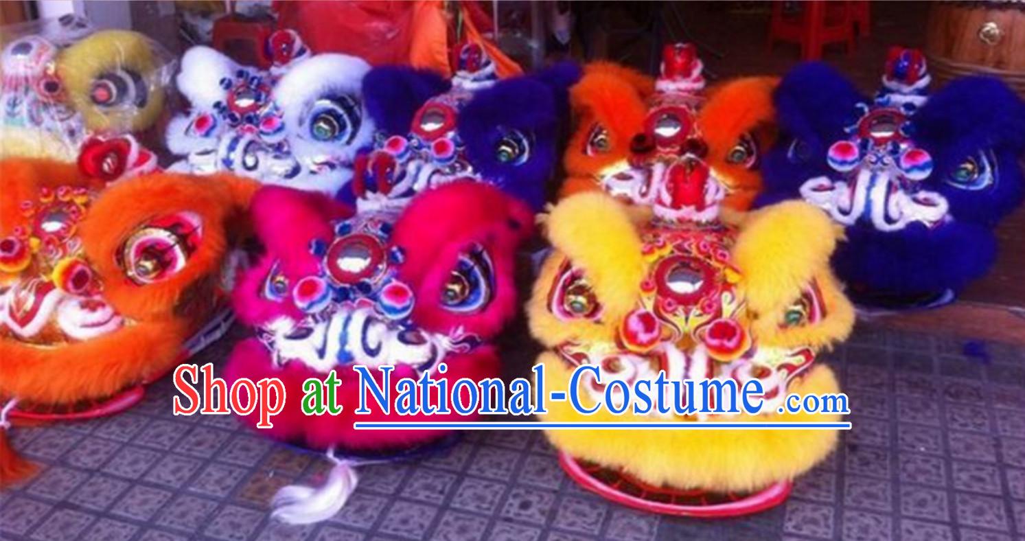 Top Chinese Red Lion Dance Equipment Complete Set Set for Big Events and Festivals