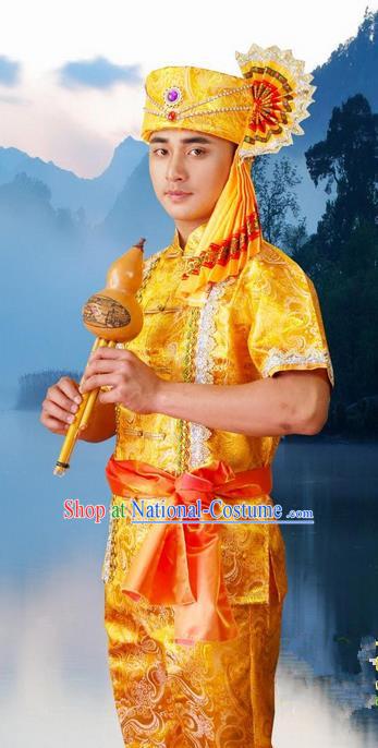 Traditional Thailand Clothing Southeast Asia Thai Ancient Costumes and Hair Accessories Sari