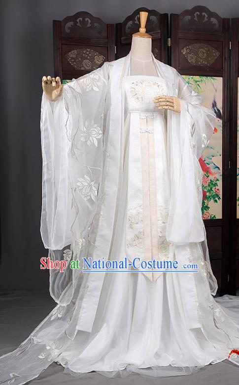 Chinese Ancient Cosplay Costumes Chinese Traditional Embroidered Clothes Ancient Chinese Cosplay Swordsman Knight Costume