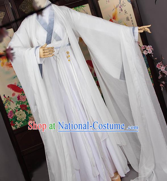 Chinese Ancient Cosplay Costumes Chinese Traditional Embroidered Clothes Ancient Chinese Cosplay Swordsman Knight Costume