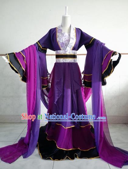 Traditional Chinese Cosplay Imperial Consort Costume, Chinese Ancient Hanfu Han Dynasty Queen Clothing for Women