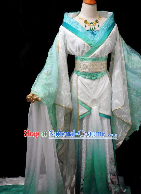 Chinese Ancient Cosplay Costumes Chinese Traditional Embroidered Clothes Ancient Chinese Cosplay Swordsman Knight Costume