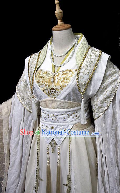 Chinese Ancient Cosplay Costumes Chinese Traditional Embroidered Clothes Ancient Chinese Cosplay Swordsman Knight Costume