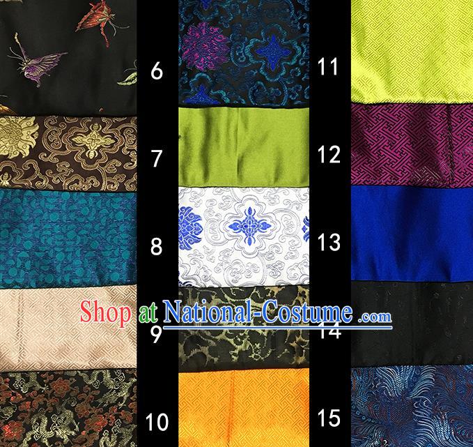 Asian Chinese Traditional Embroidered Sachet Bursa Pouch Fabric, Top Grade Satin Neadend Cloth Material