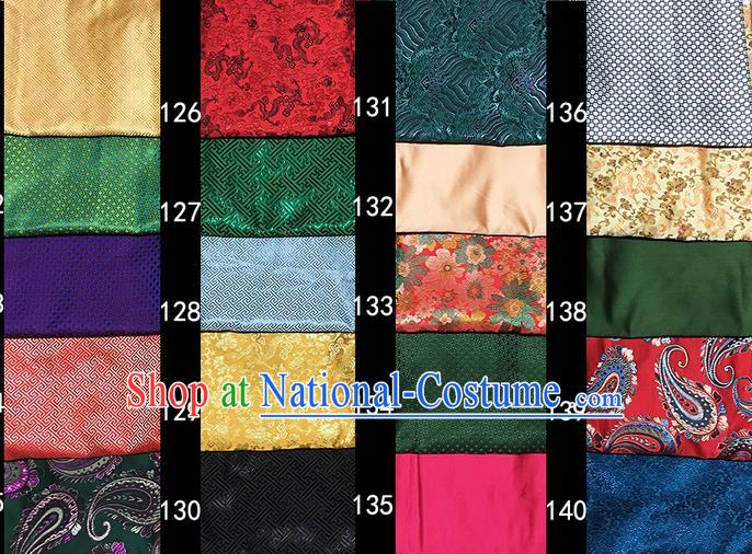 Asian Chinese Traditional Embroidered Sachet Bursa Pouch Fabric, Top Grade Satin Neadend Cloth Material