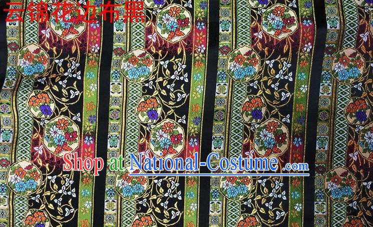 Asian Chinese Traditional Embroidery Satin Silk Fabric, Top Grade Green Nanjing Brocade Tang Suit Hanfu Fabric Cheongsam Cloth Material