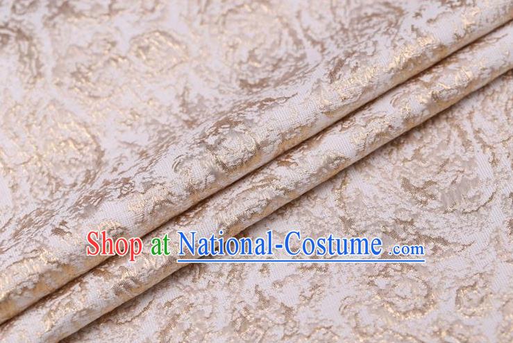 Chinese Traditional Flower Silk Fabric Brocade Embroidered Fabric Dress Material