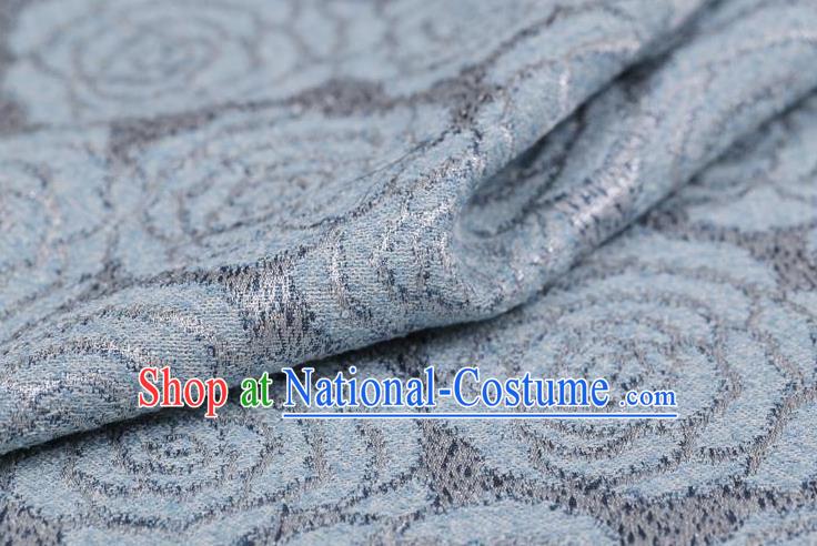 Chinese Traditional Flower Silk Fabric Brocade Embroidered Fabric Dress Material