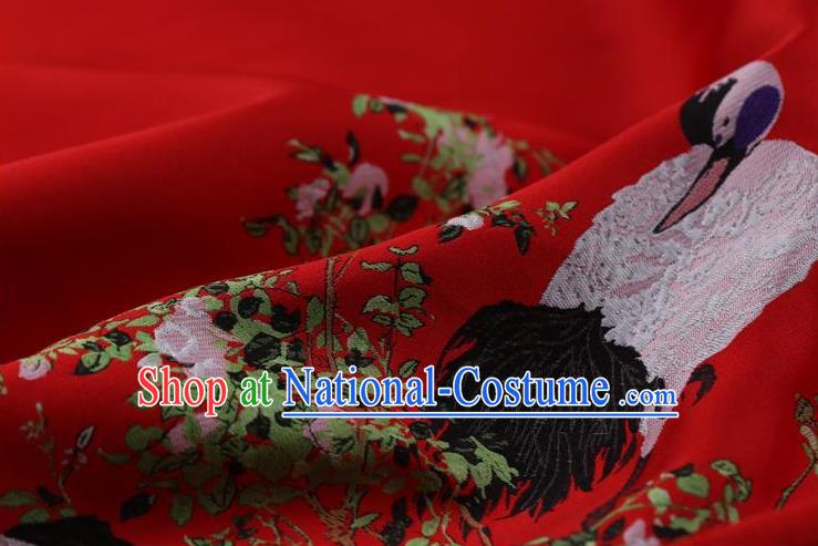 Chinese Traditional Flower Silk Fabric Brocade Embroidered Fabric Dress Material