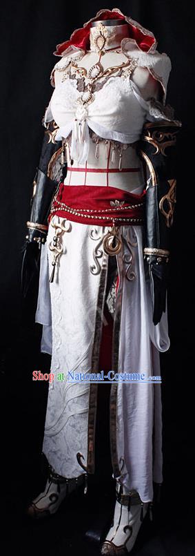 Chinese Ancient Cosplay Costumes Chinese Traditional Embroidered Clothes Ancient Chinese Cosplay Swordsman Knight Costume