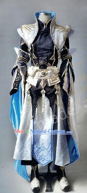 Asian Chinese Traditional Cospaly Costume Customization Royal Highness Costume, China Elegant Hanfu Swordsman Knight Clothing for Men