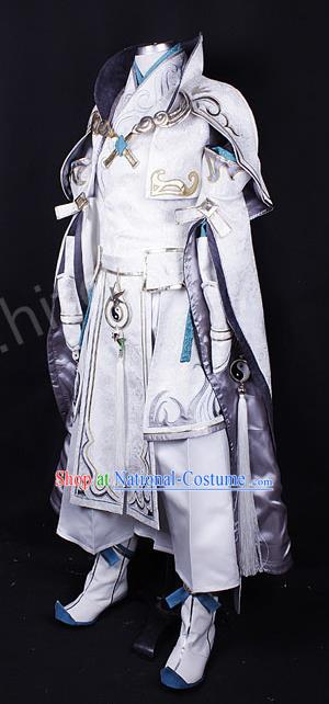 Chinese Ancient Cosplay Costumes Chinese Traditional Embroidered Clothes Ancient Chinese Cosplay Swordsman Knight Costume