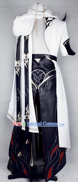 Chinese Ancient Cosplay Costumes Chinese Traditional Embroidered Clothes Ancient Chinese Cosplay Swordsman Knight Costume