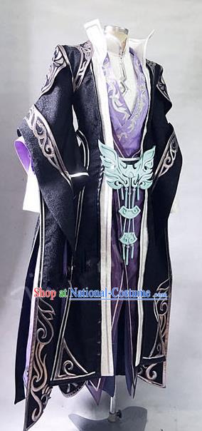 Chinese Ancient Cosplay Costumes Chinese Traditional Embroidered Clothes Ancient Chinese Cosplay Swordsman Knight Costume