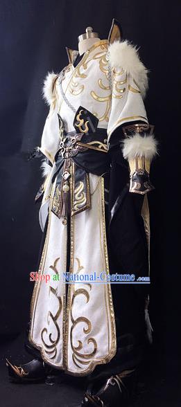 Chinese Ancient Cosplay Costumes Chinese Traditional Embroidered Clothes Ancient Chinese Cosplay Swordsman Knight Costume