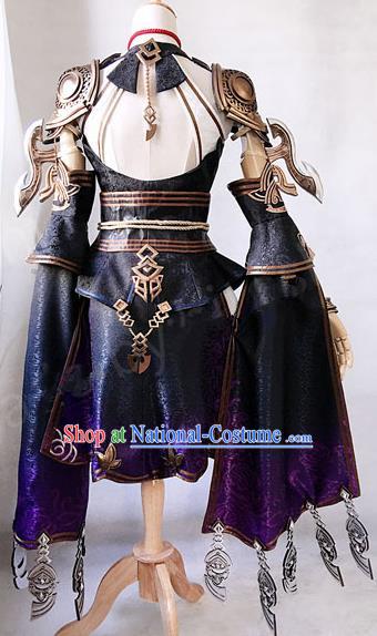 Chinese Ancient Cosplay Costumes Chinese Traditional Embroidered Clothes Ancient Chinese Cosplay Swordsman Knight Costume