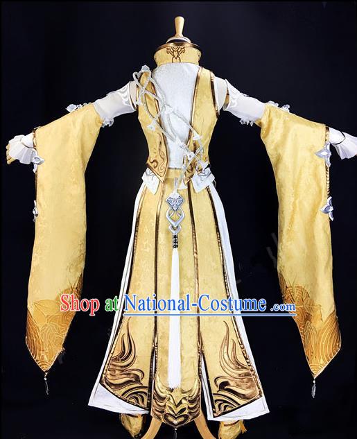 Chinese Ancient Cosplay Costumes Chinese Traditional Embroidered Clothes Ancient Chinese Cosplay Swordsman Knight Costume