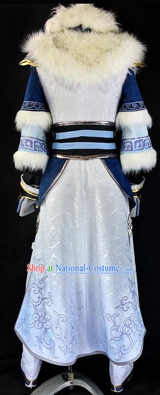 Chinese Ancient Cosplay Costumes Chinese Traditional Embroidered Clothes Ancient Chinese Cosplay Swordsman Knight Costume