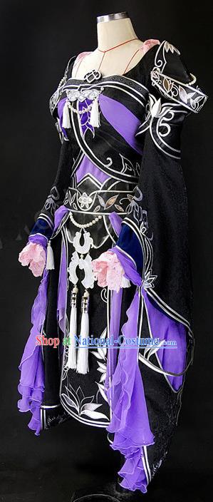 Chinese Ancient Cosplay Costumes Chinese Traditional Embroidered Clothes Ancient Chinese Cosplay Swordsman Knight Costume