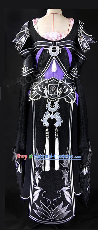 Chinese Ancient Cosplay Costumes Chinese Traditional Embroidered Clothes Ancient Chinese Cosplay Swordsman Knight Costume