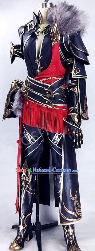 Chinese Ancient Cosplay Costumes Chinese Traditional Embroidered Clothes Ancient Chinese Cosplay Swordsman Knight Costume