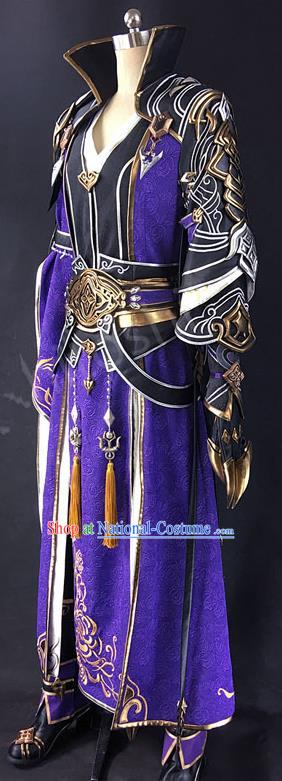 Chinese Ancient Cosplay Costumes Chinese Traditional Embroidered Clothes Ancient Chinese Cosplay Swordsman Knight Costume