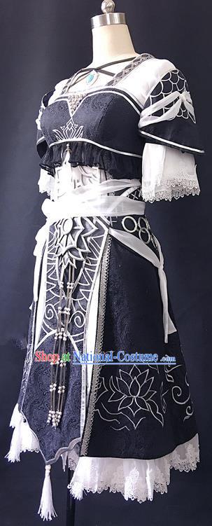 Chinese Ancient Cosplay Costumes Chinese Traditional Embroidered Clothes Ancient Chinese Cosplay Swordsman Knight Costume